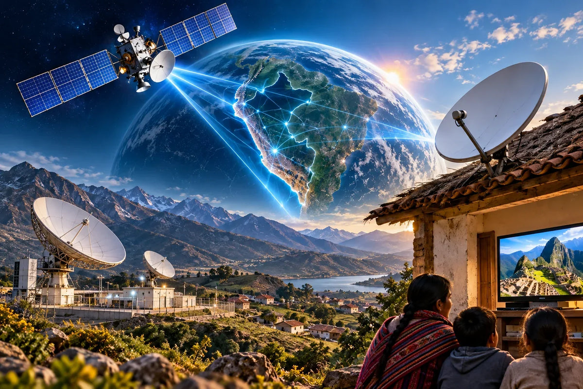 Plataforma de transmisión de señales de TV y radio en tecnología DTH para zonas de interés social y aplicación en la educación