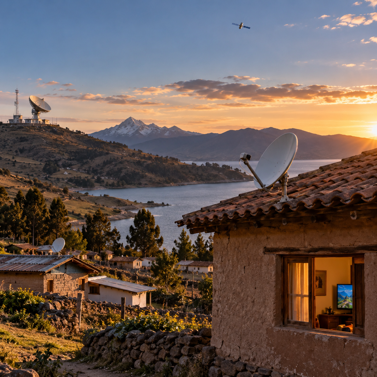Plataforma de transmisión de señales de TV y radio en tecnología DTH